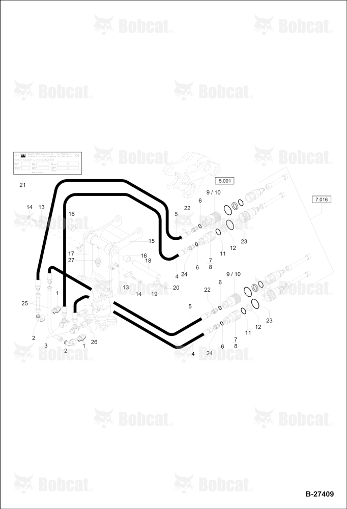 Grab Suspension With Hydraulic Installation