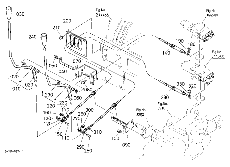 Auxiliary Control Valve Lever [Ca]