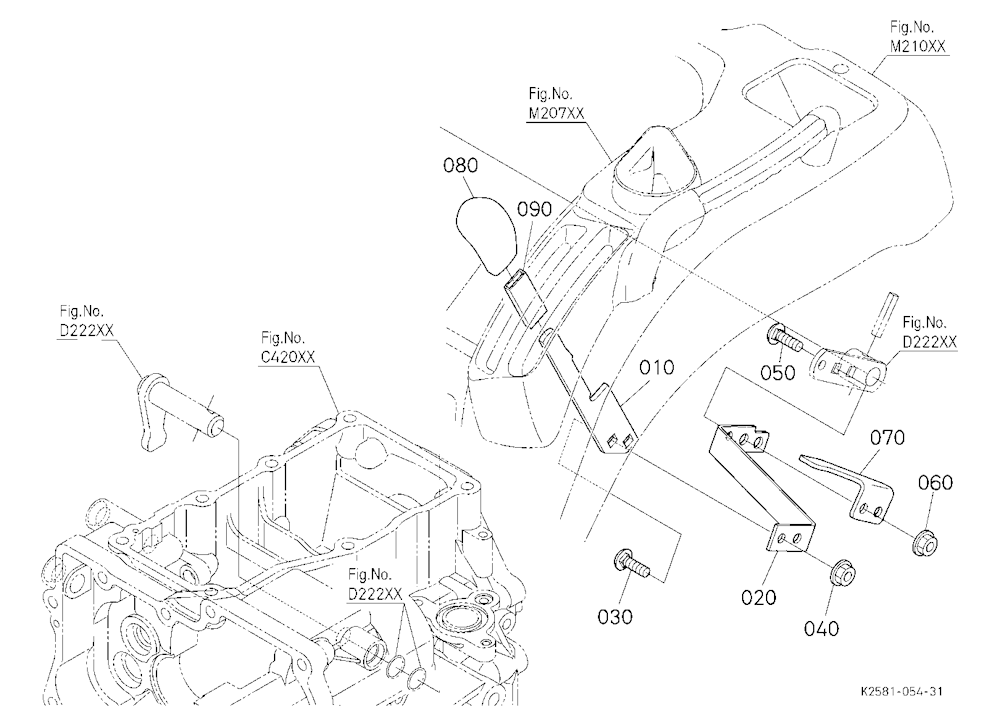 Pto Select Lever