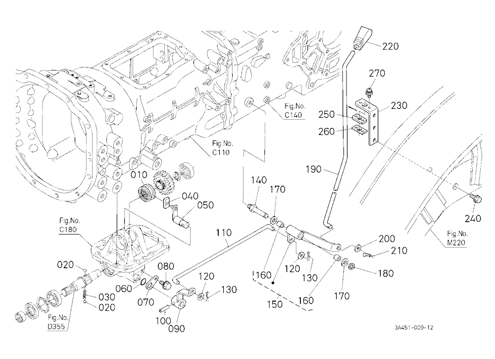 Front Wheel Drive Lever