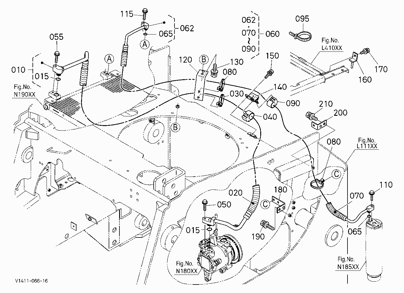 AIR CONDITIONER HOSE (DISCHARGE)