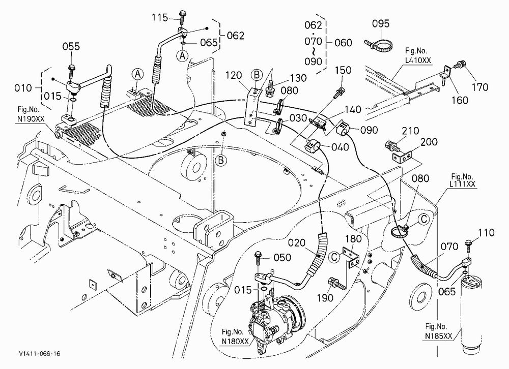 AIR CONDITIONER HOSE (DISCHARGE)