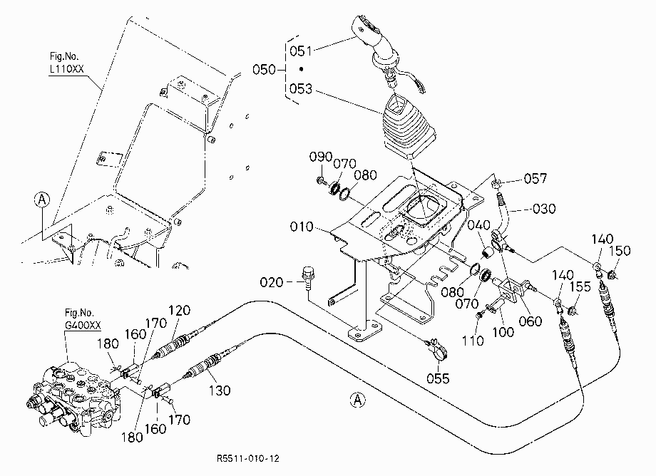 CONTROL LEVER 1 (SHOVEL)