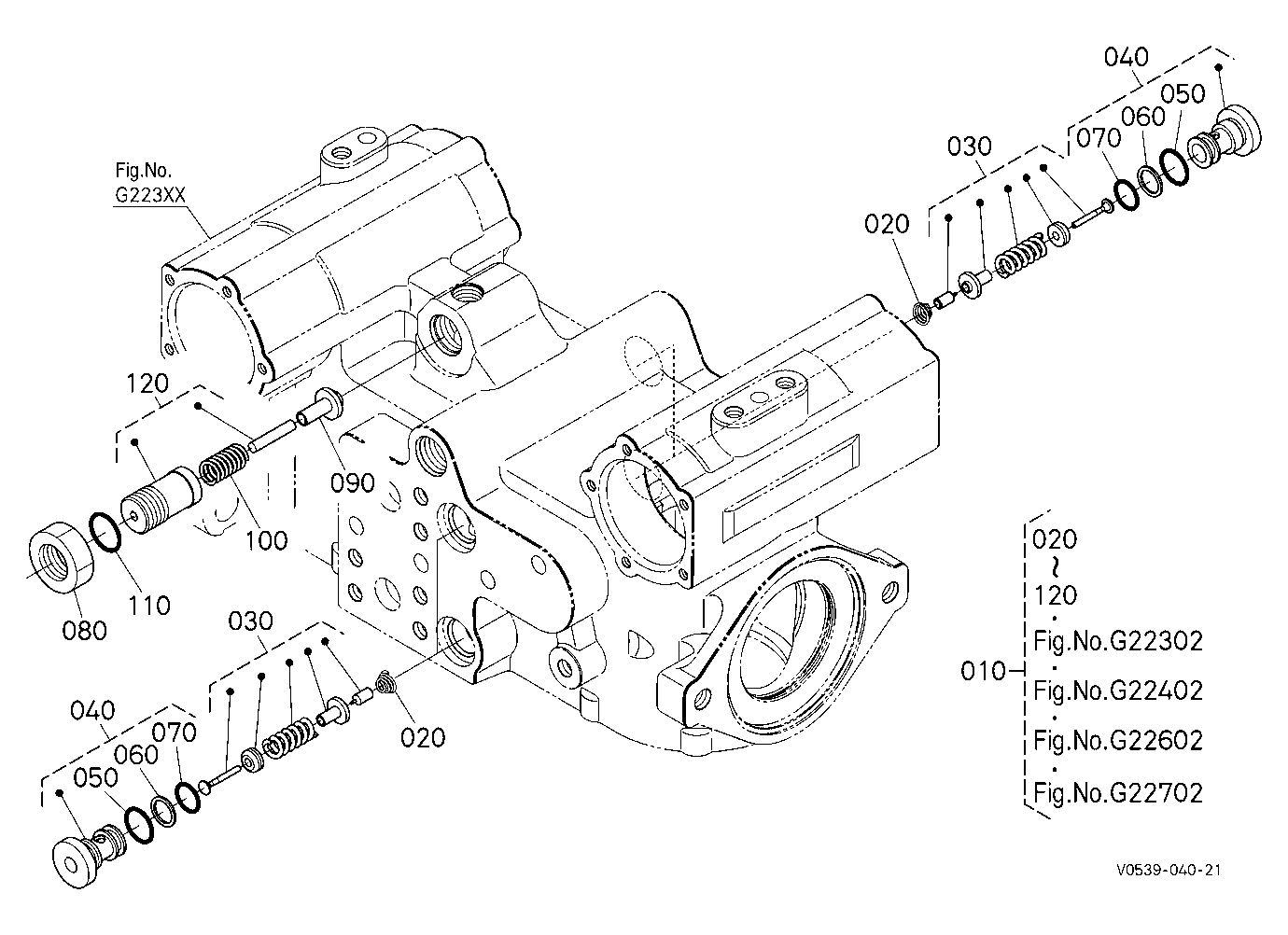 Hst Pump (Valve) [Component Parts]