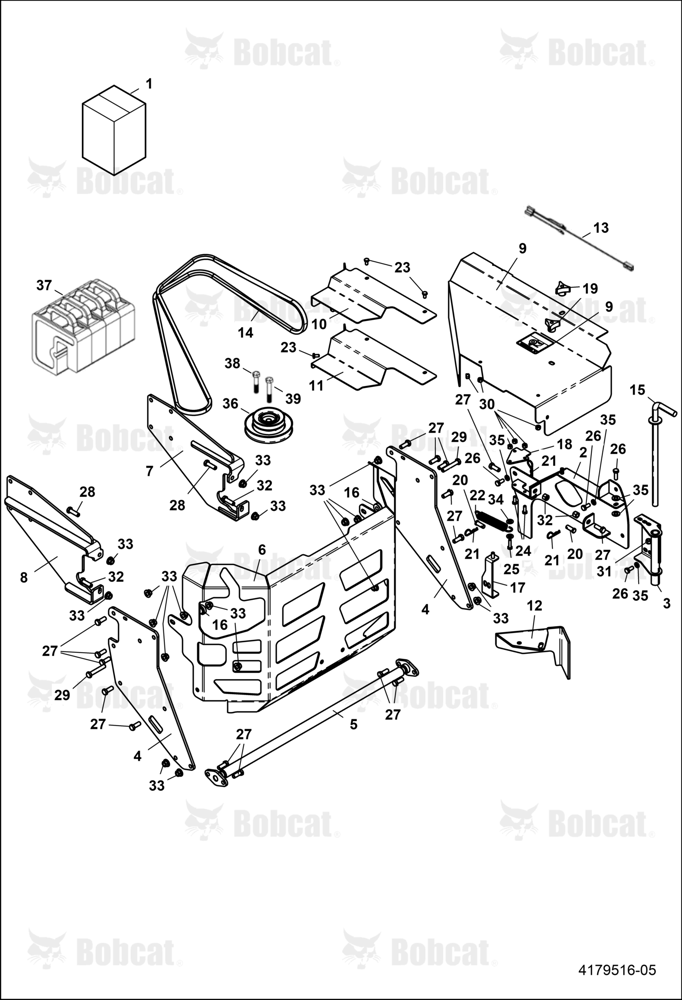 Collection System (61") (Guards & Mounting)