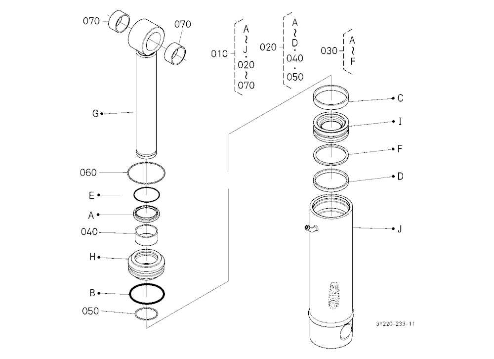 3P-Lift Assist Cylinder [Component Parts] [New]