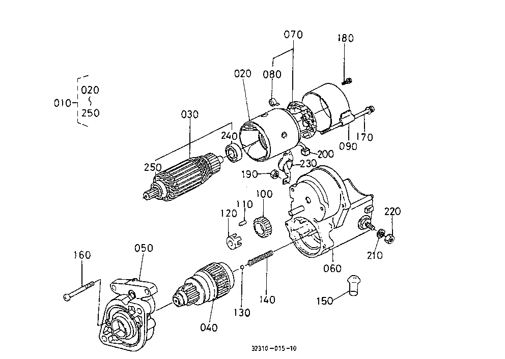 Starter [Component Parts](Not For Reman Unit)