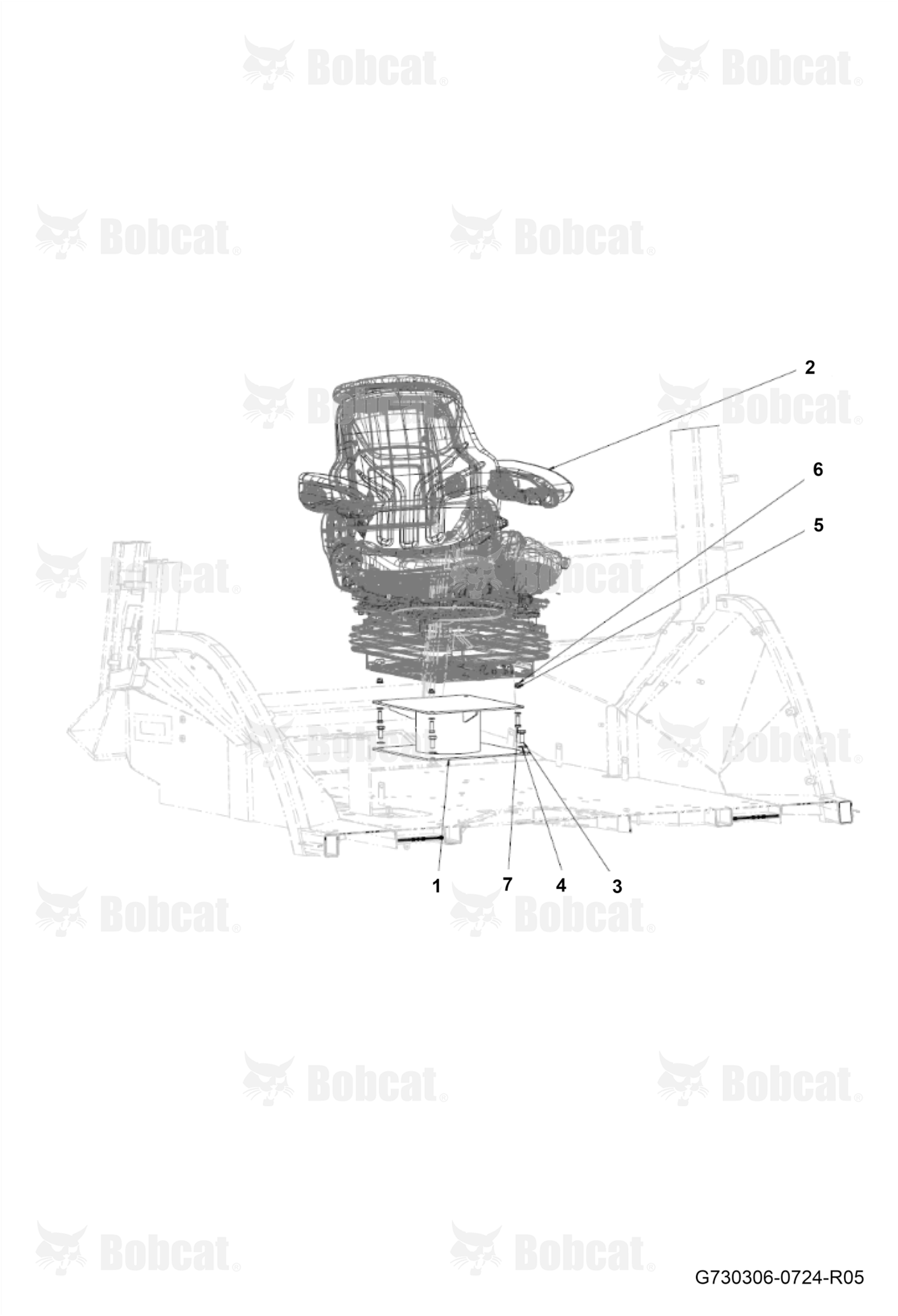 Seat Connections  B53T11001 & Above