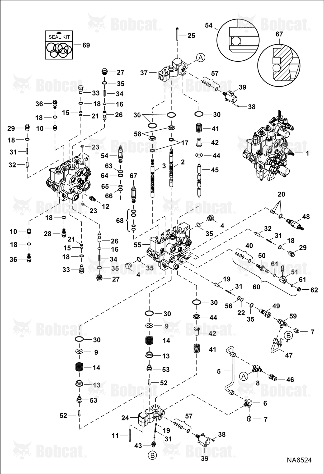 Hydraulic Control Valve (SJC) (D Series Coil)