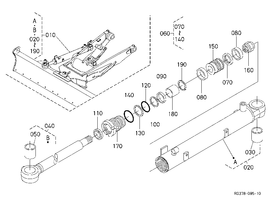 Angle Blade Cylinder