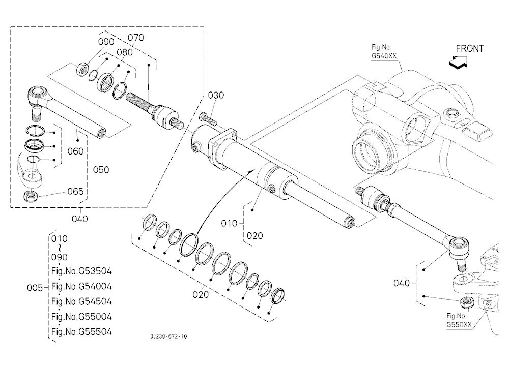 Tie Rod/Steering Cylinder [Front Axle Component] [