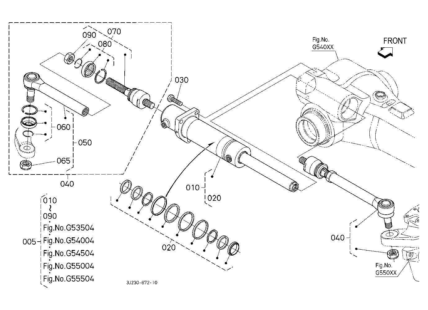 Tie Rod/Steering Cylinder [Front Axle Component] [