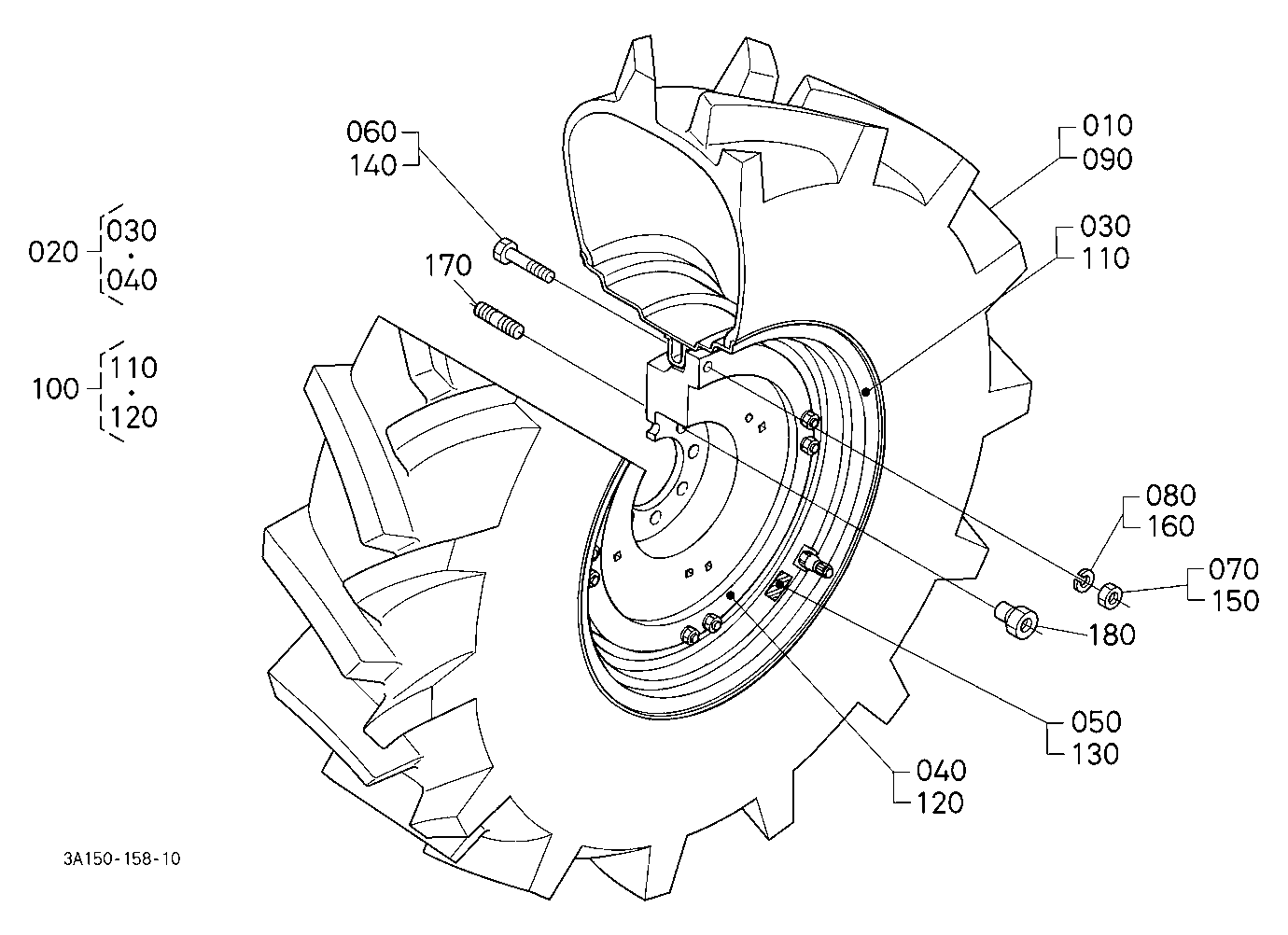 Rear Wheel (18.4-30)