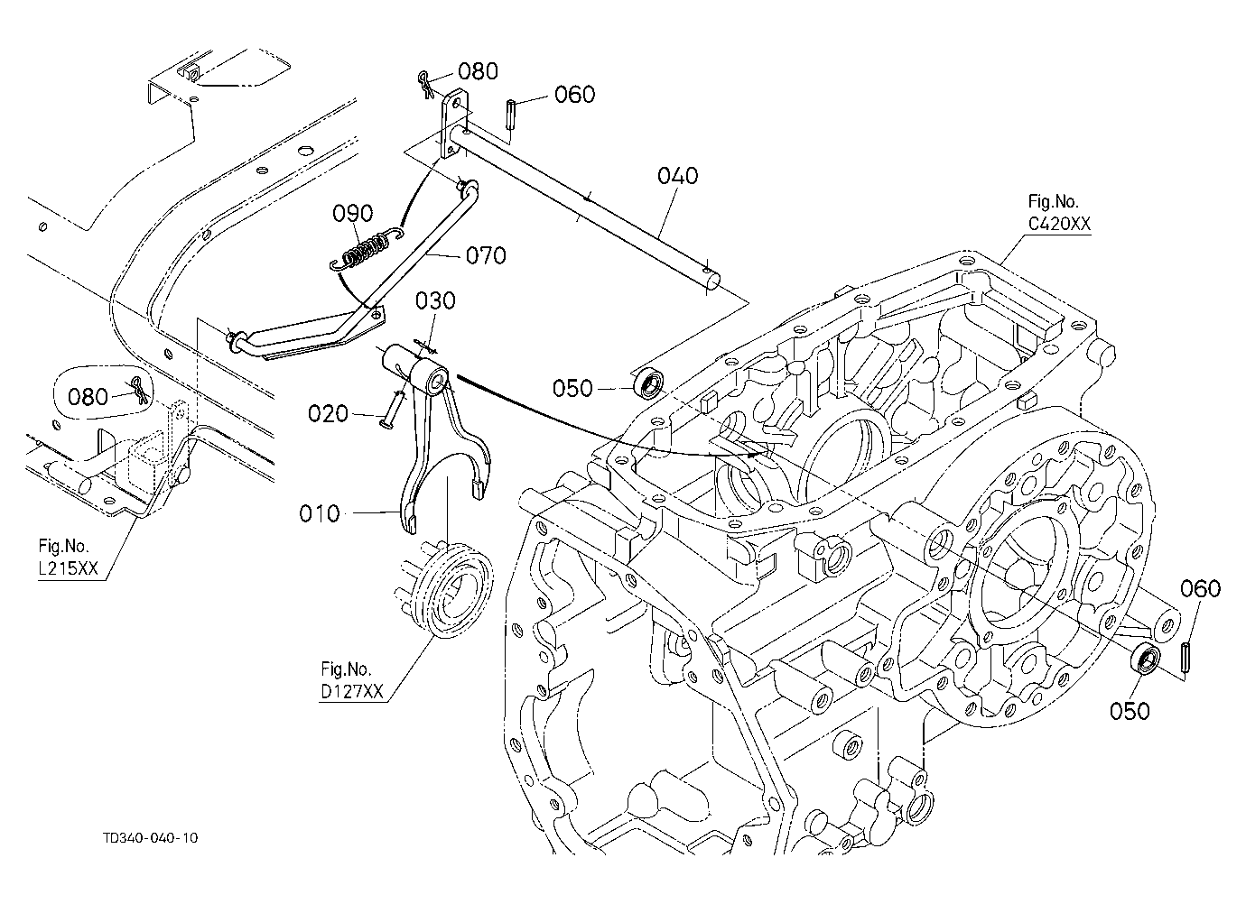 Rear Differential Lock Shift Fork