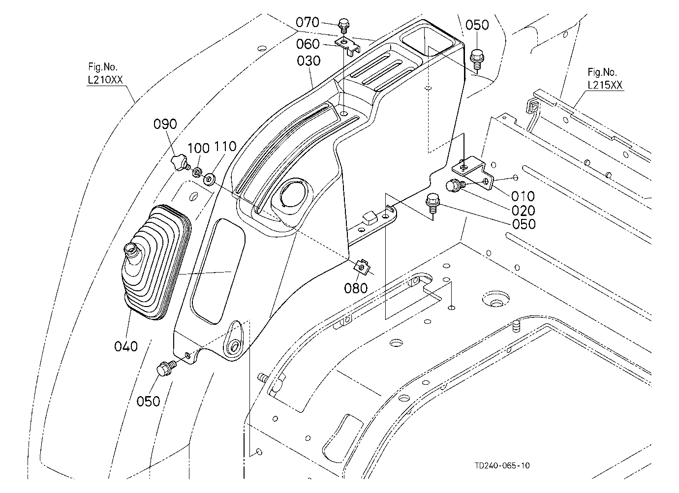 Hydraulic Control Lever Guide