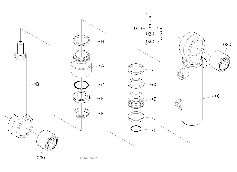 Front Suspension Cylinder [Component Parts] [With