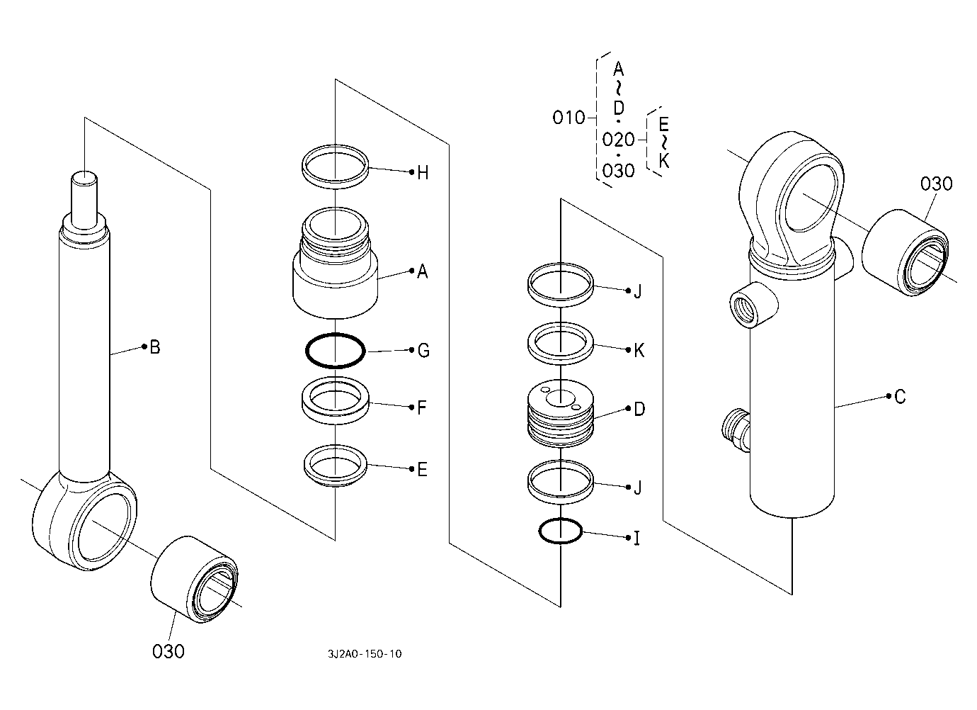 Front Suspension Cylinder [Component Parts] [With