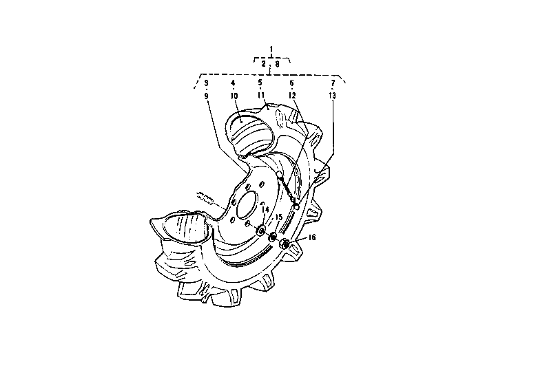 Front Wheel Group (5-12) [B5200D-P]