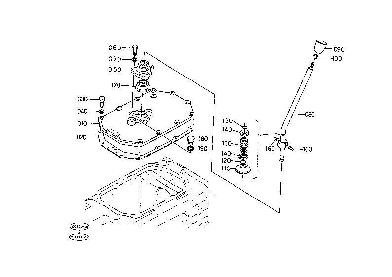 Main Gear Shift Lever [A][Ca] W/O Cab