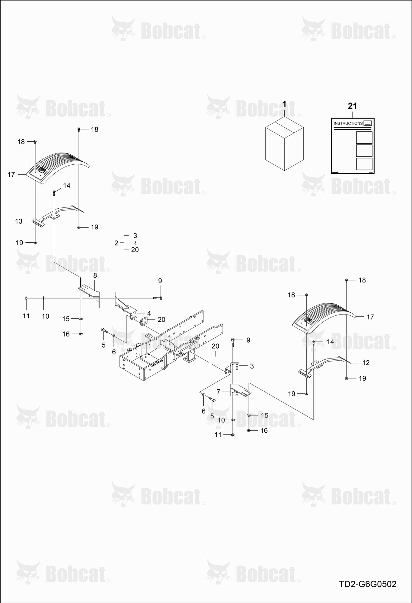 Front Wheel Fender Group