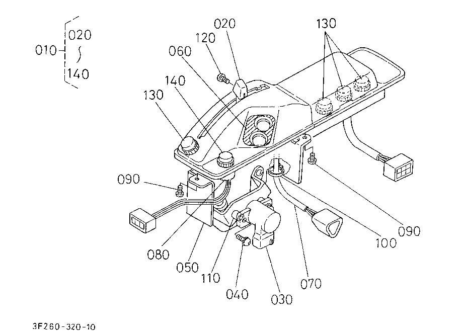 3-Point Hitch Control Panel [Component Parts]