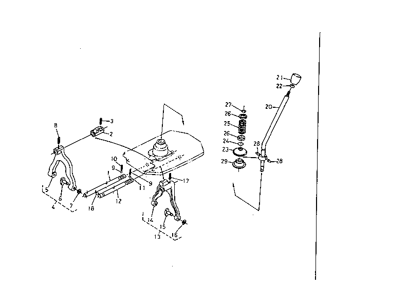Main Speed Change Lever