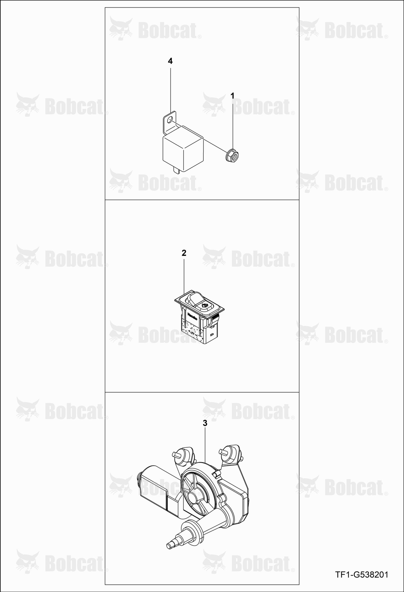 Wiper Group (Switch, Relay, Motor)