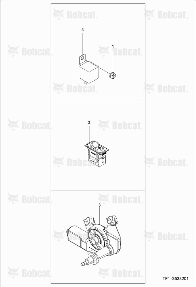 Wiper Group (Switch, Relay, Motor)