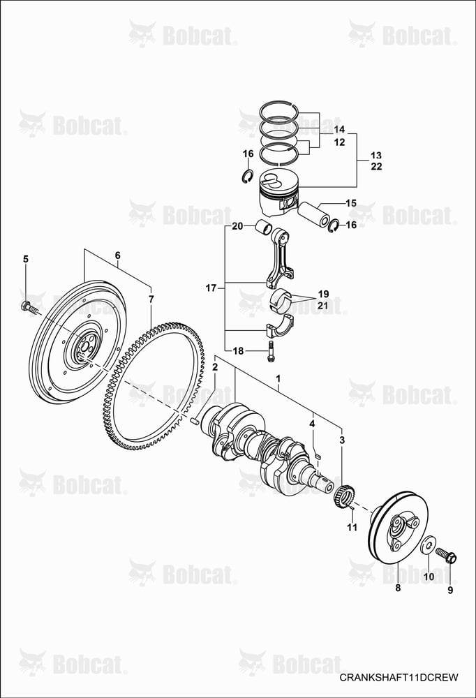 ENGINE, Crankshaft & Piston