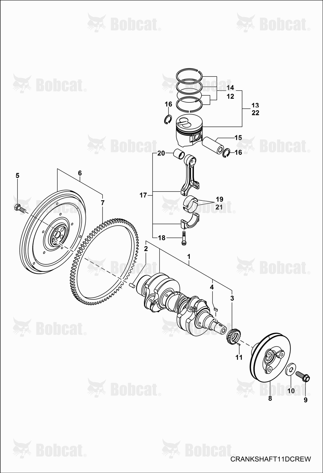 ENGINE, Crankshaft & Piston