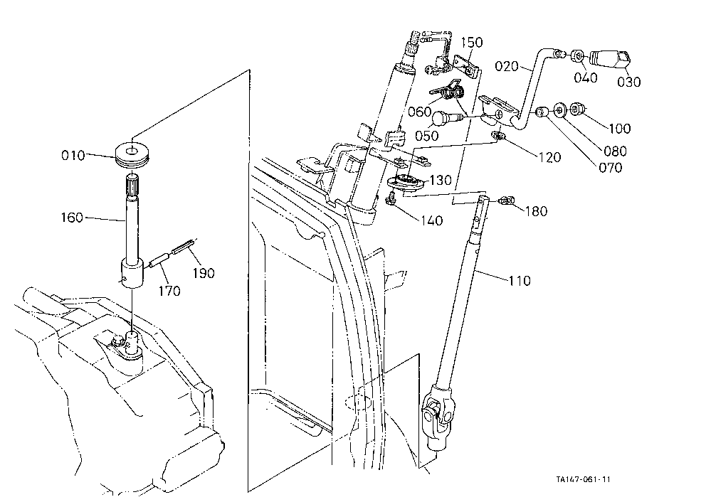 Shuttle Shift Lever [Gst Type] [Cab Type]