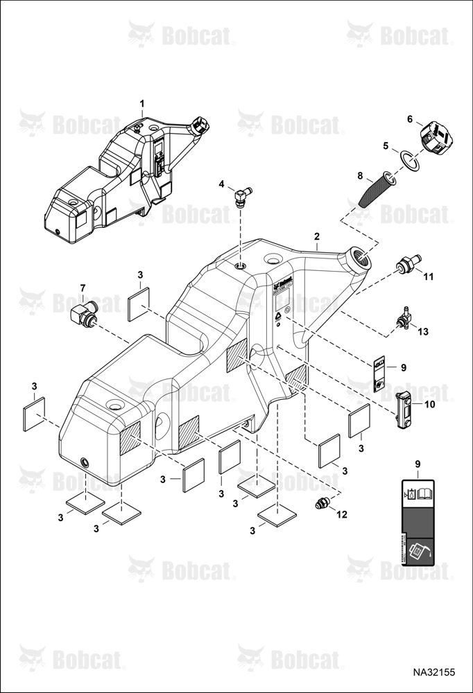 Hydraulic Tank  B53C13001 & Above