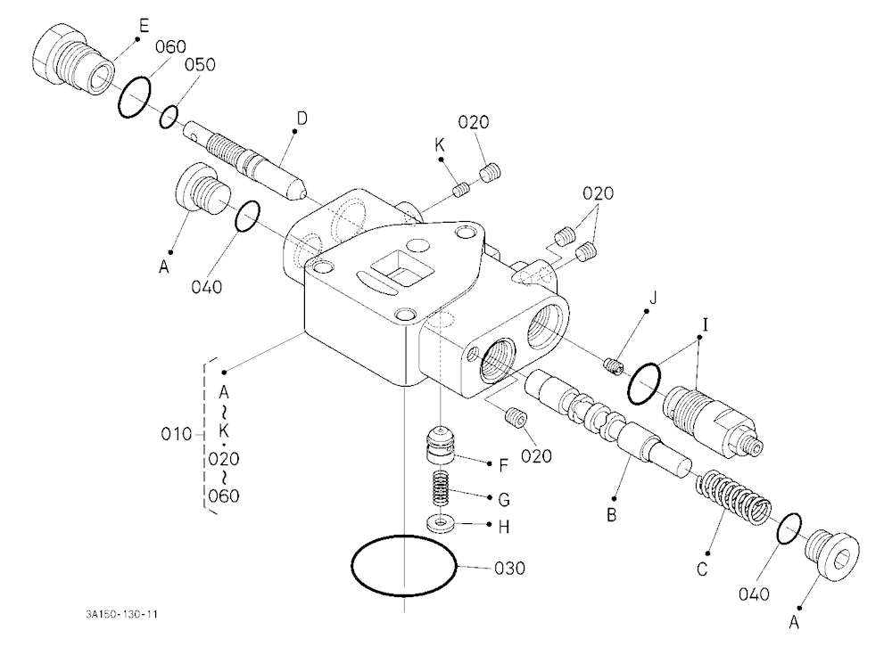 Auxiliary Control Valve (Fc) [Component Parts] [Op