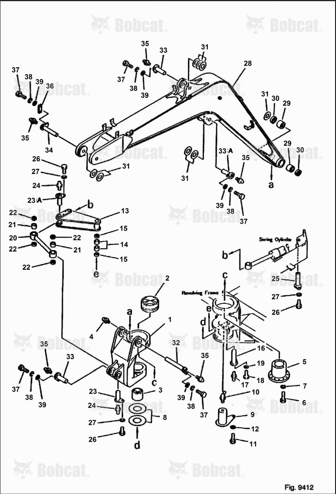 Swing Bracket and Boom (W/ATTACHMENT PIPING)