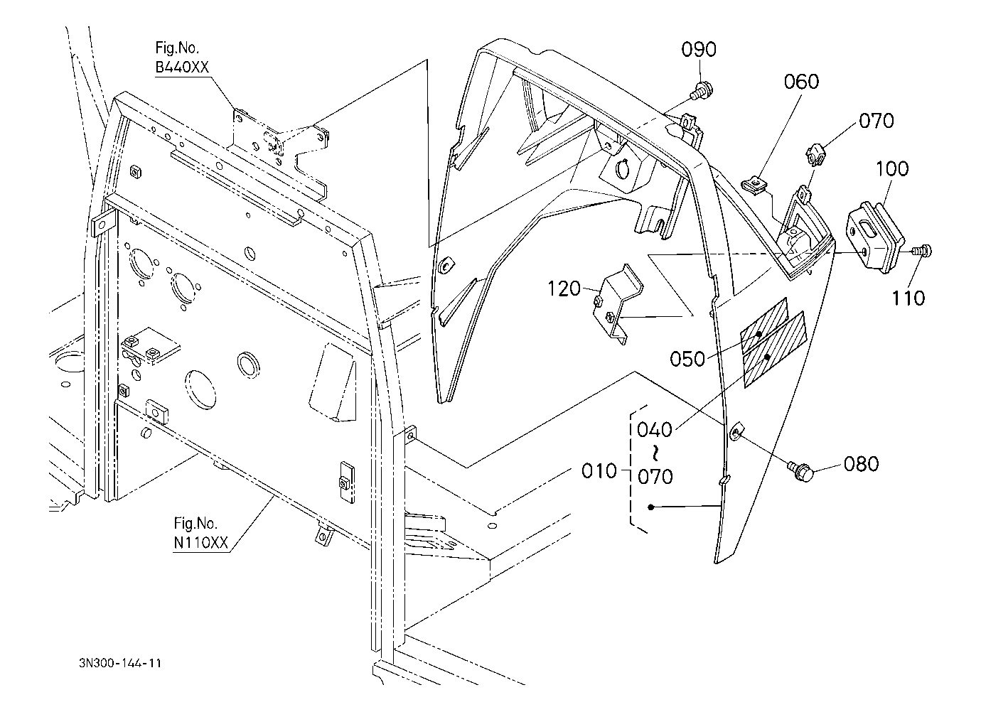 Panel Frame [Previous Cab Type] [A]