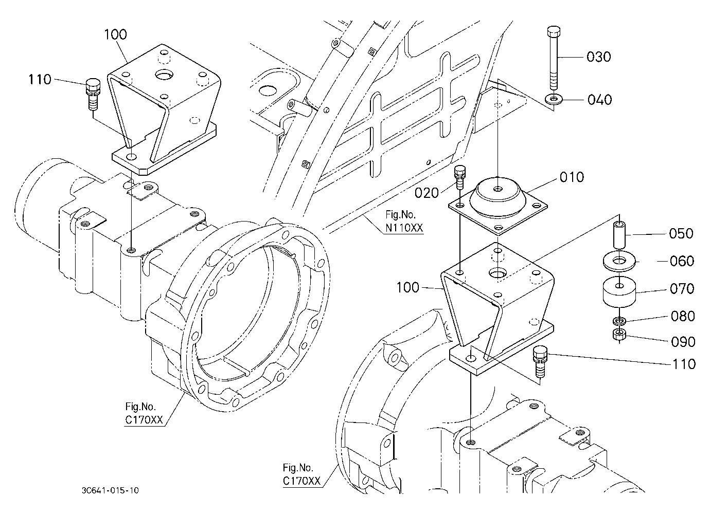 Cab Bracket Rear