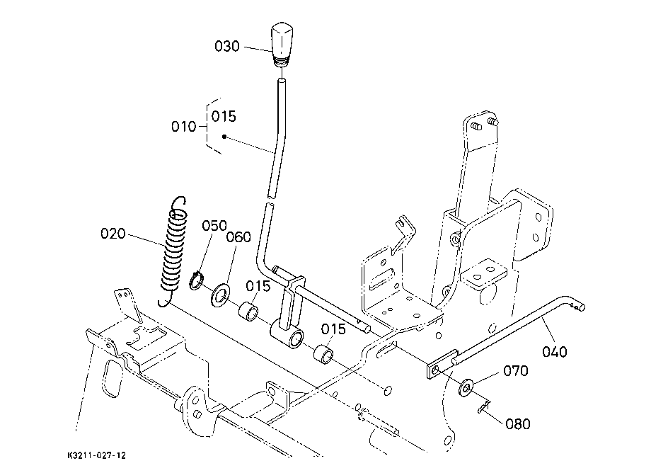 Pto Gear Shift Lever