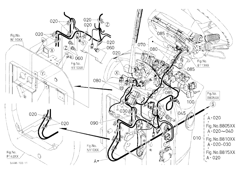 Electrical Wiring (Cab) (Steering/Panel)