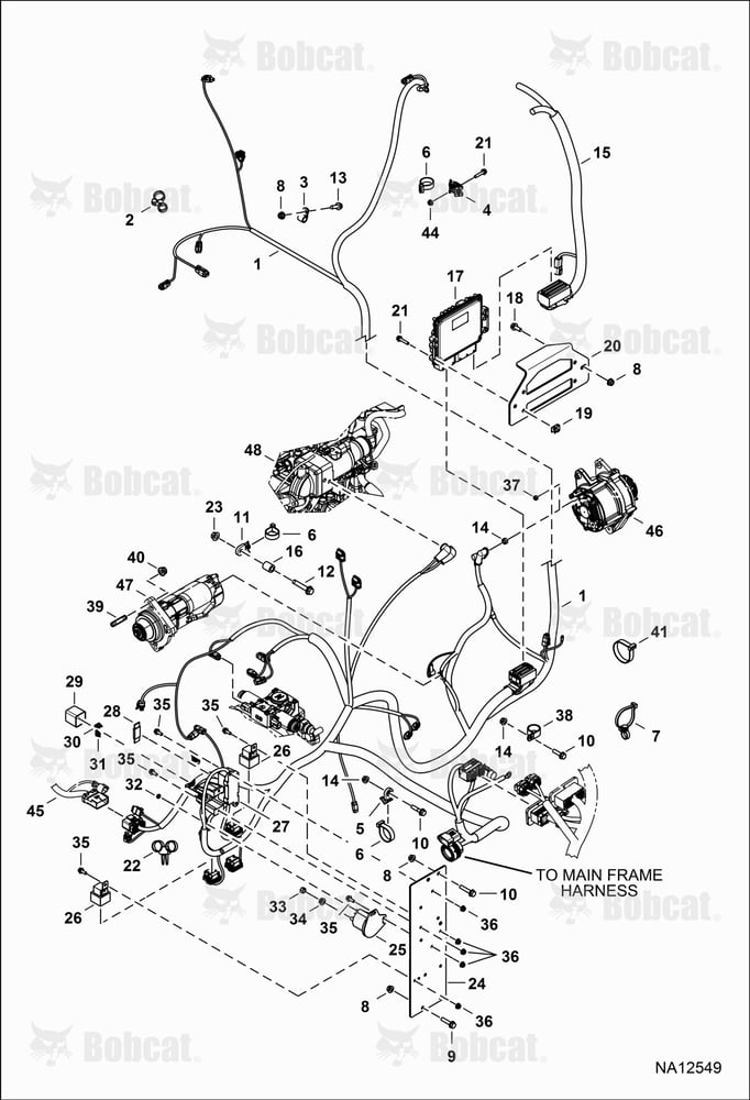 Engine Electrical Circuitry (Harness)