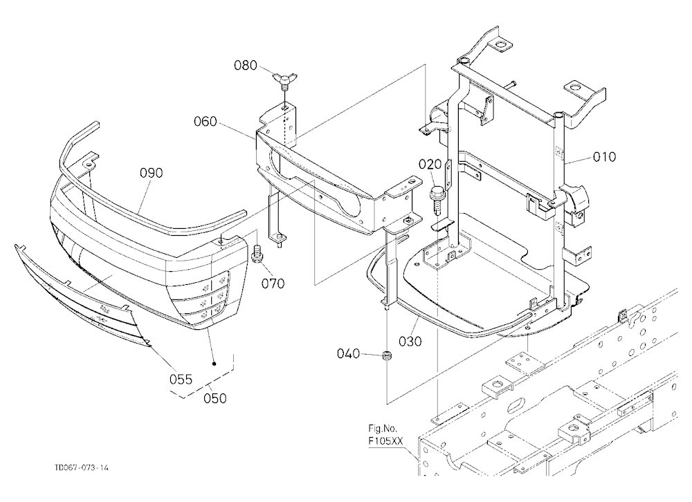 Hood(Bonnet) Front Support