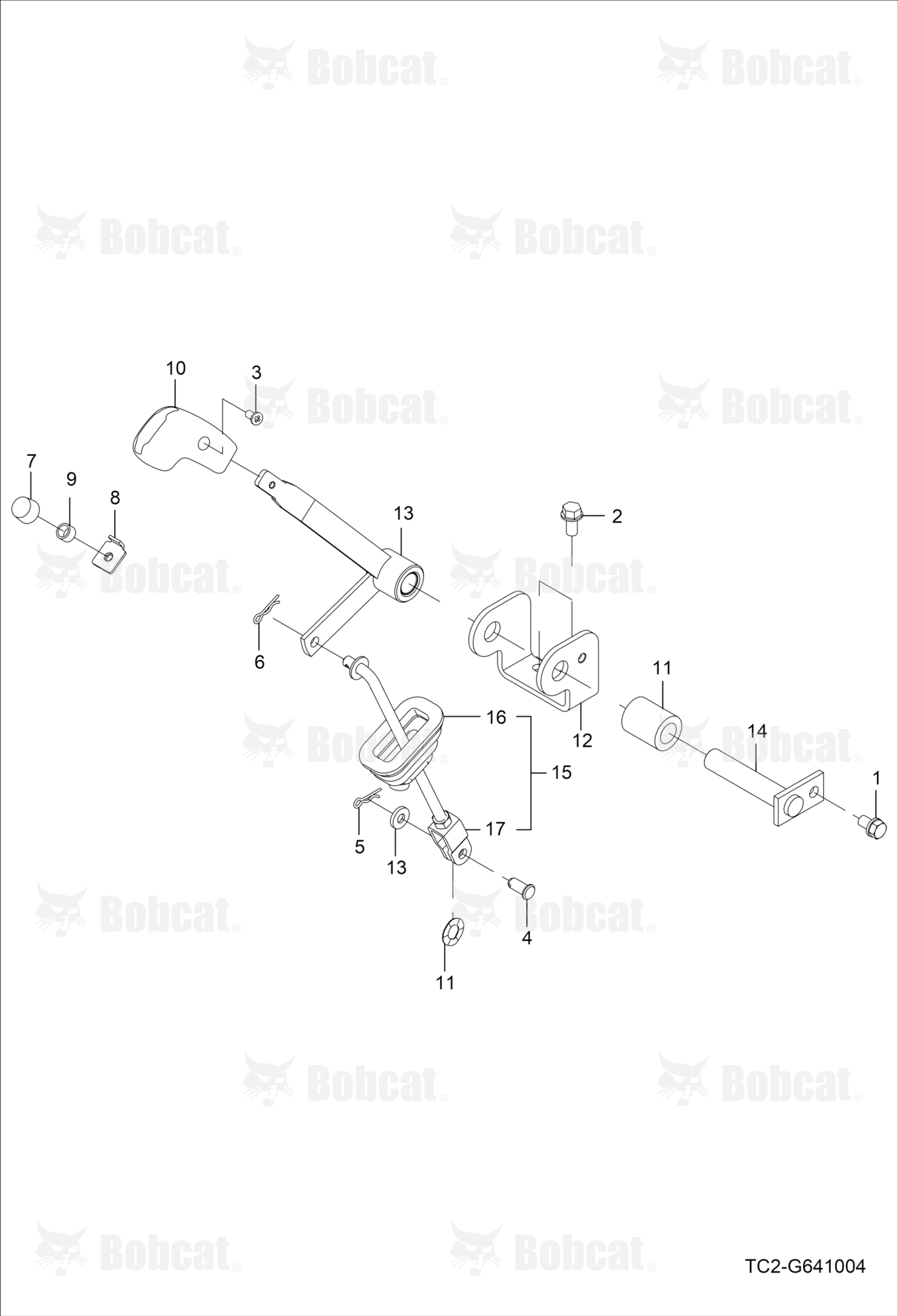 Position Draft Control Lever Group