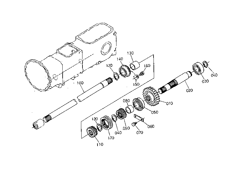 Front Counter Shaft