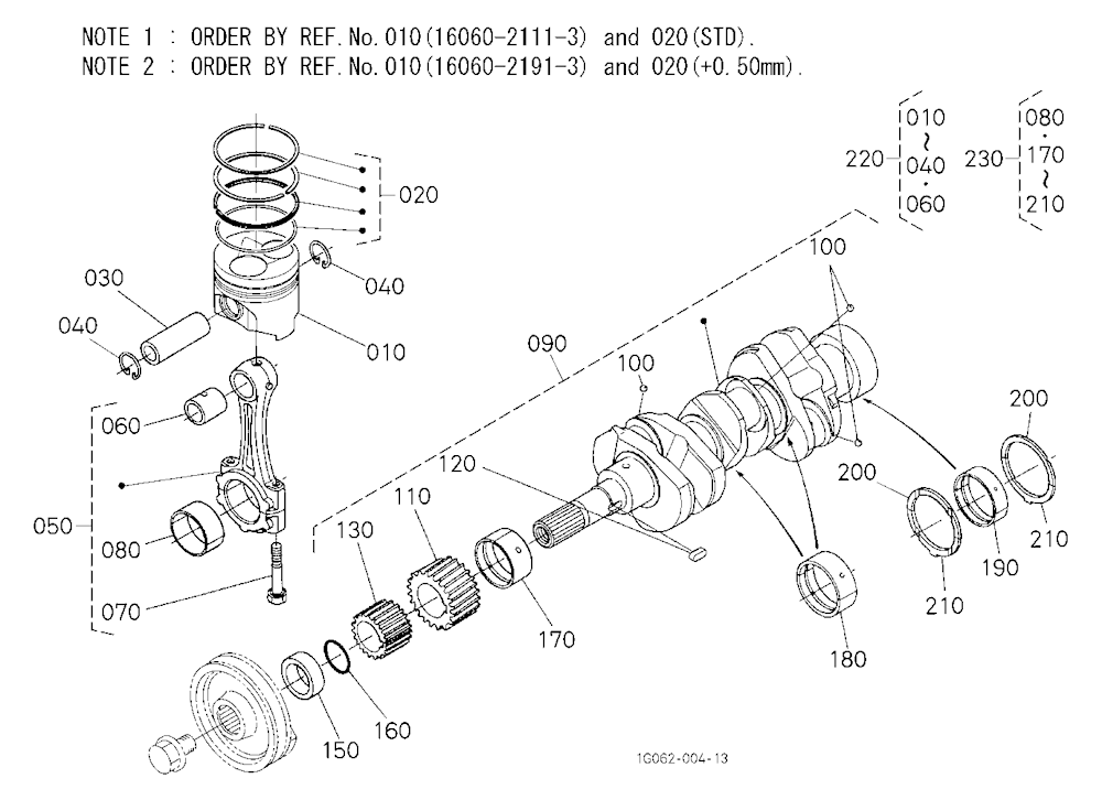 Piston And Crankshaft