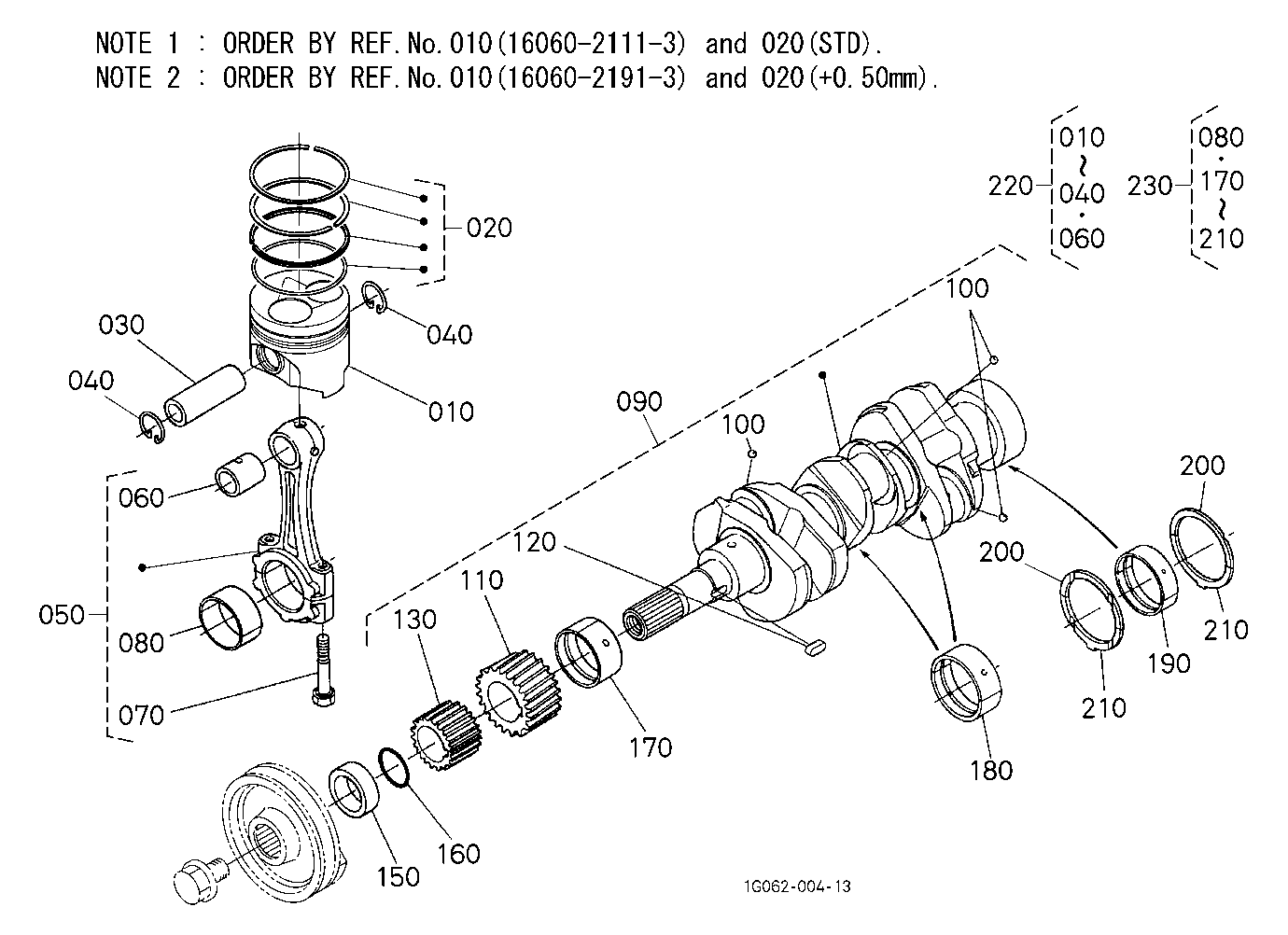Piston And Crankshaft