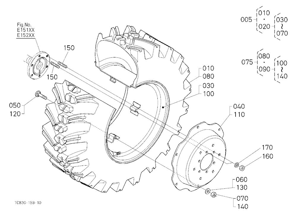 Rear Wheel (17.5L-24R4)