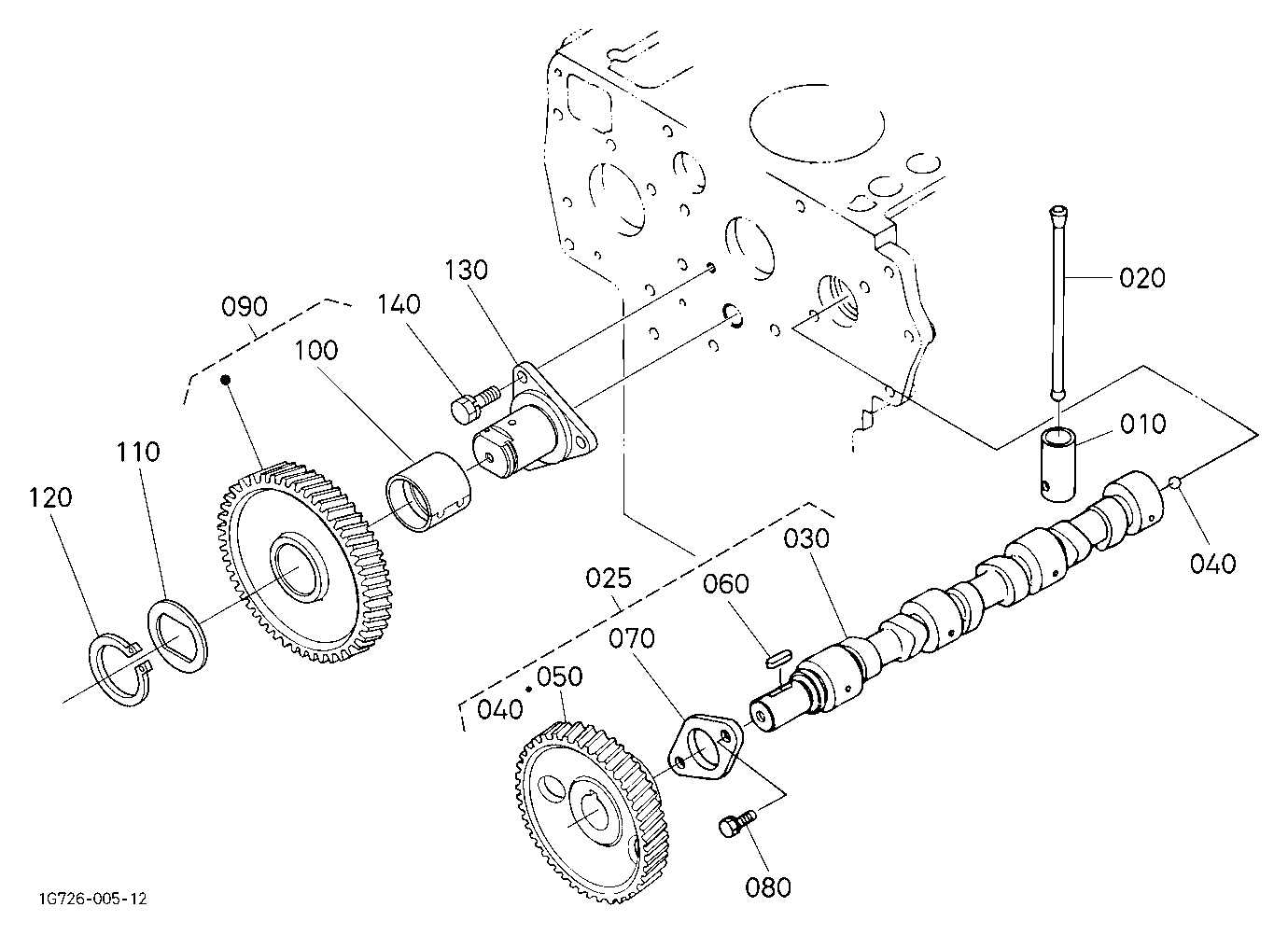Camshaft And Idle Gear Shaft