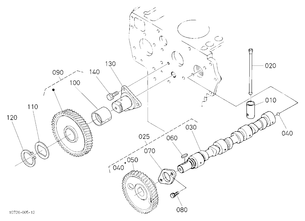 Camshaft And Idle Gear Shaft