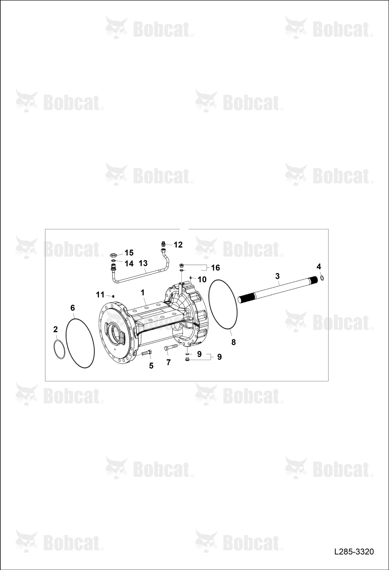 Axle Casing (Front Axle) (LSD)