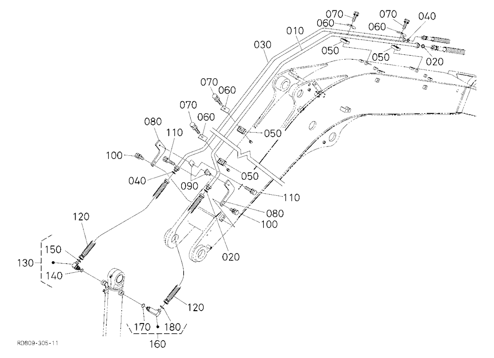 Oil Piping(Bucket 2)