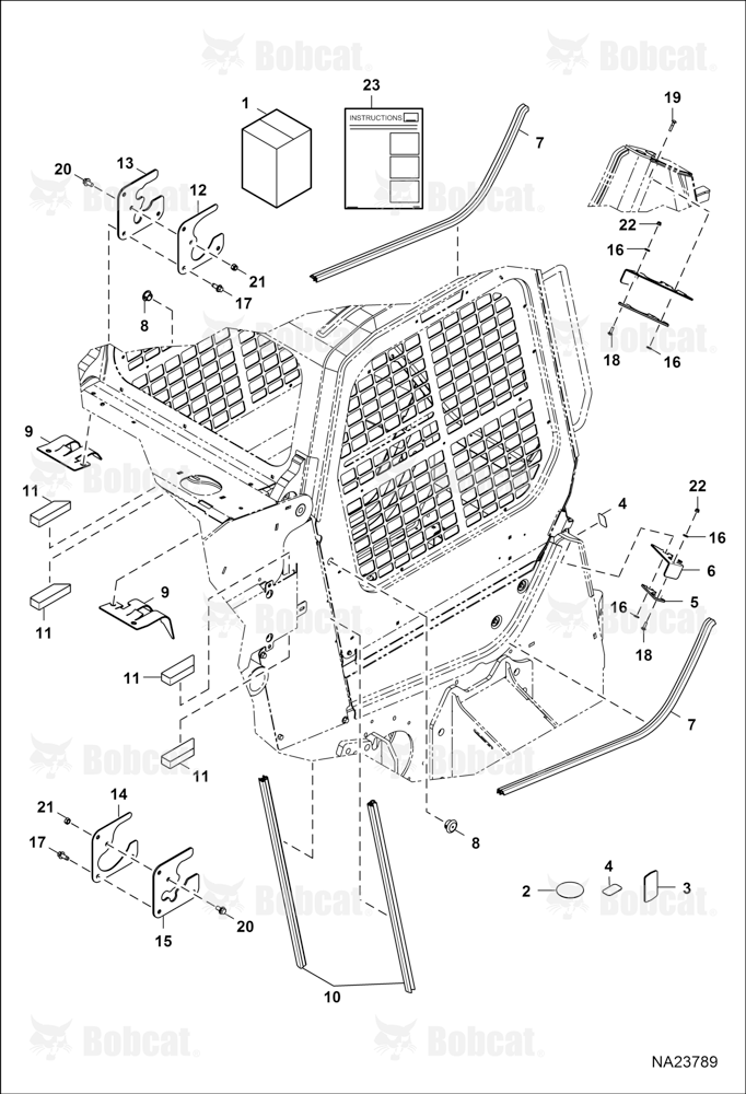 Frame Seal Kit  B55U11001 - B55U11309